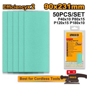 Sanding sheet set