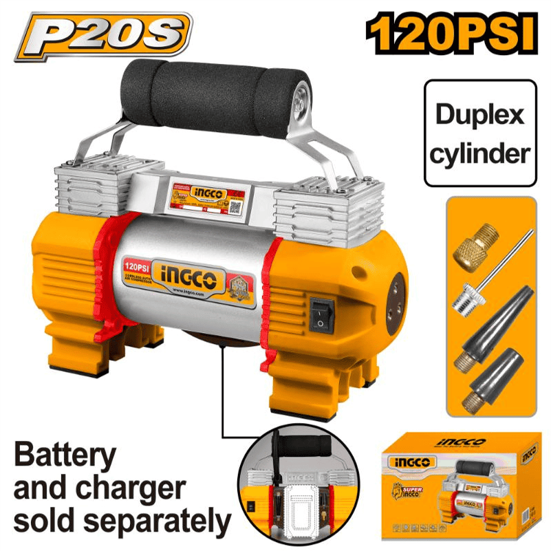 20V Lithium-Ion auto air compressor