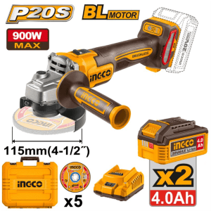 20V Lithium-Ion angle grinder