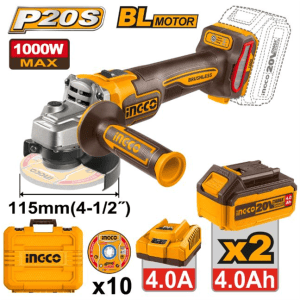 20V Lithium-Ion angle grinder