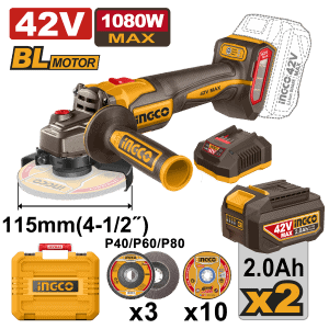 42V Cordless Angle Grinder