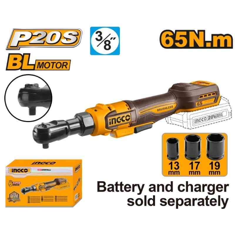 20V Lithium-ion ratchet driver