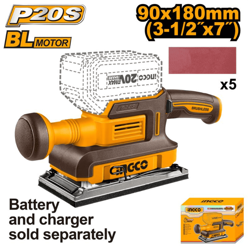 20V Lithium-Ion Finishing Sander