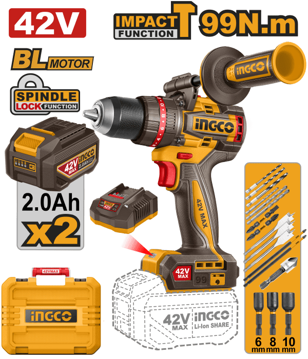 42V Cordless Imapct Drill