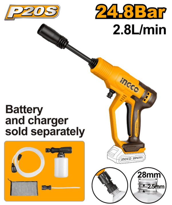 20V Lithium-Ion Pressure Washer
