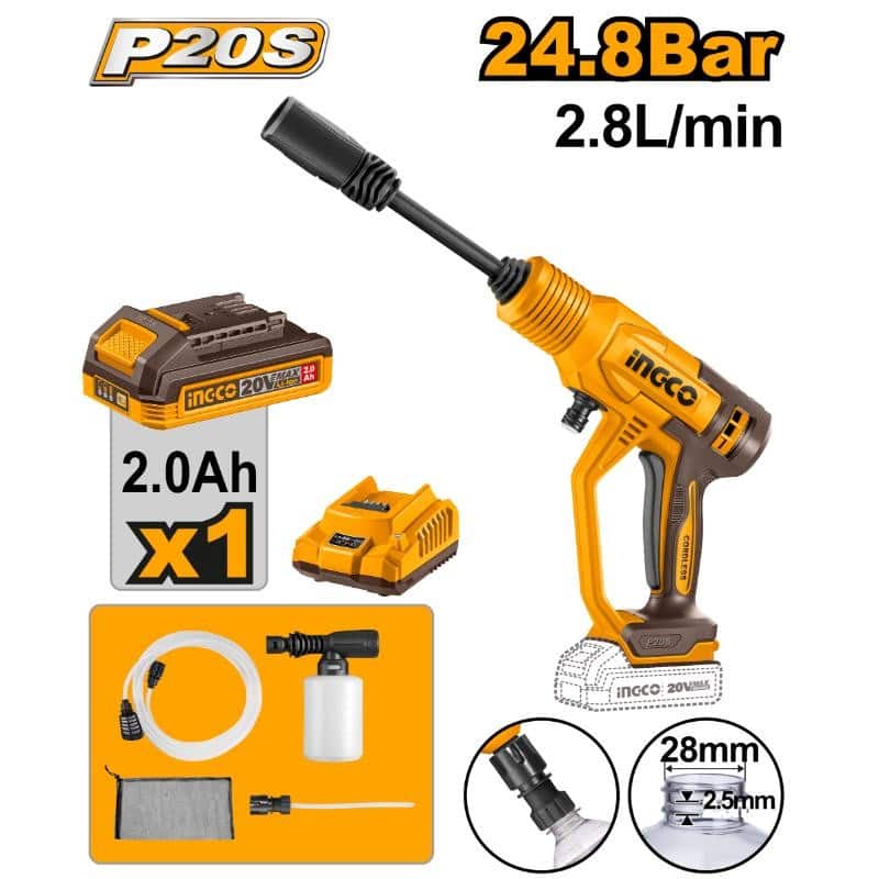 20V Lithium-Ion Pressure Washer