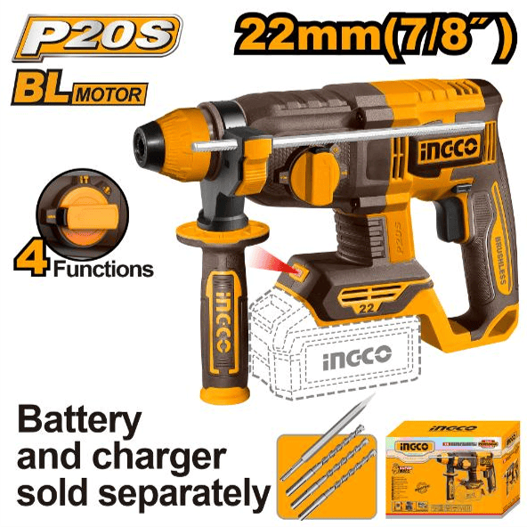 20V Lithium-Ion rotary hammer