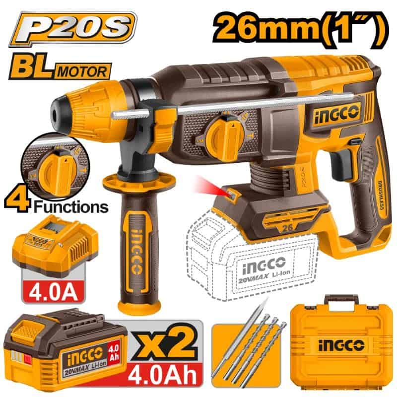 20V Lithium-Ion rotary hammer