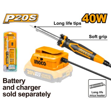 20V Lithium-Ion Soldering Iron