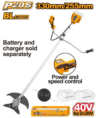 40V Lithium-Ion String Trimmer And Brush Cutter