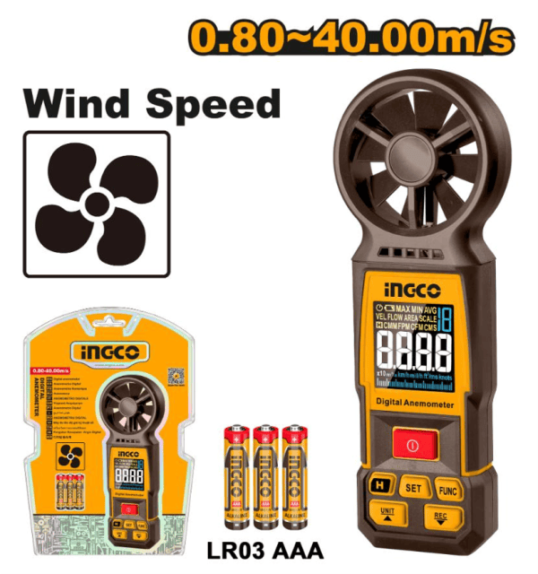 Digital anemometer
