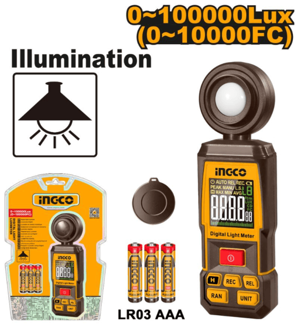 Digital light luxmeter