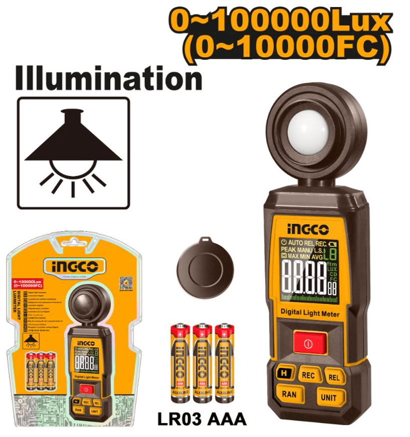 Digital light luxmeter