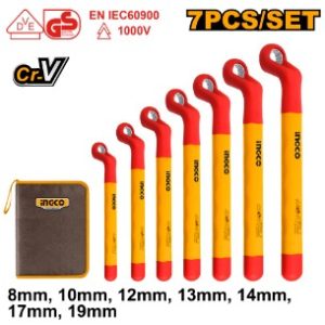 7 Pieces insulated ring wrench set