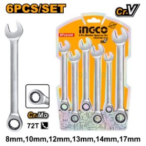 Ratchet Spanner Set