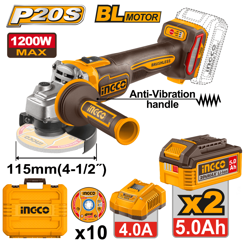 1200w Angle Grinder Kit