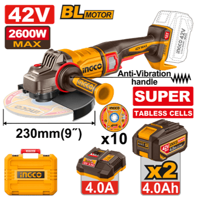 9" 230MM ANGLE GRINDER