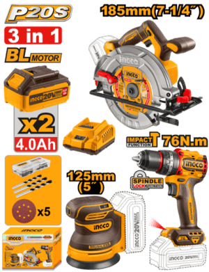 Circular saw, Sander, drill