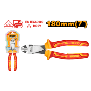 Insulated heavy-duty diagonal cutting pliers