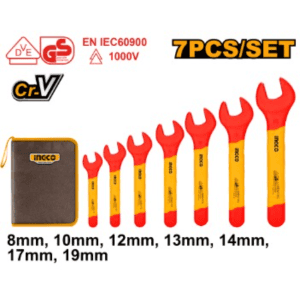 7 Pieces insulated open end spanners set