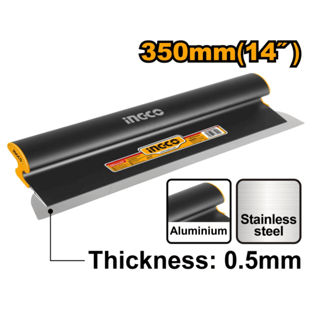 Drywall skimming blade