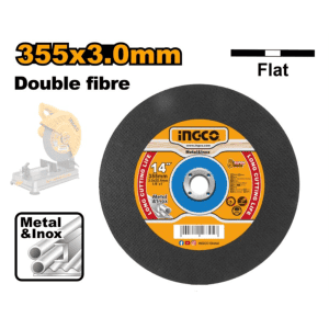 Abrasive metal cutting disc