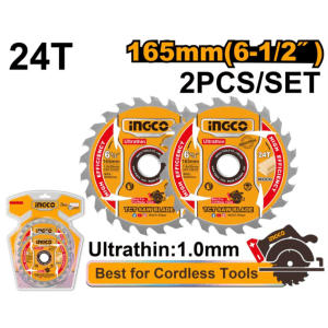 Ultra-thin TCT saw blade set