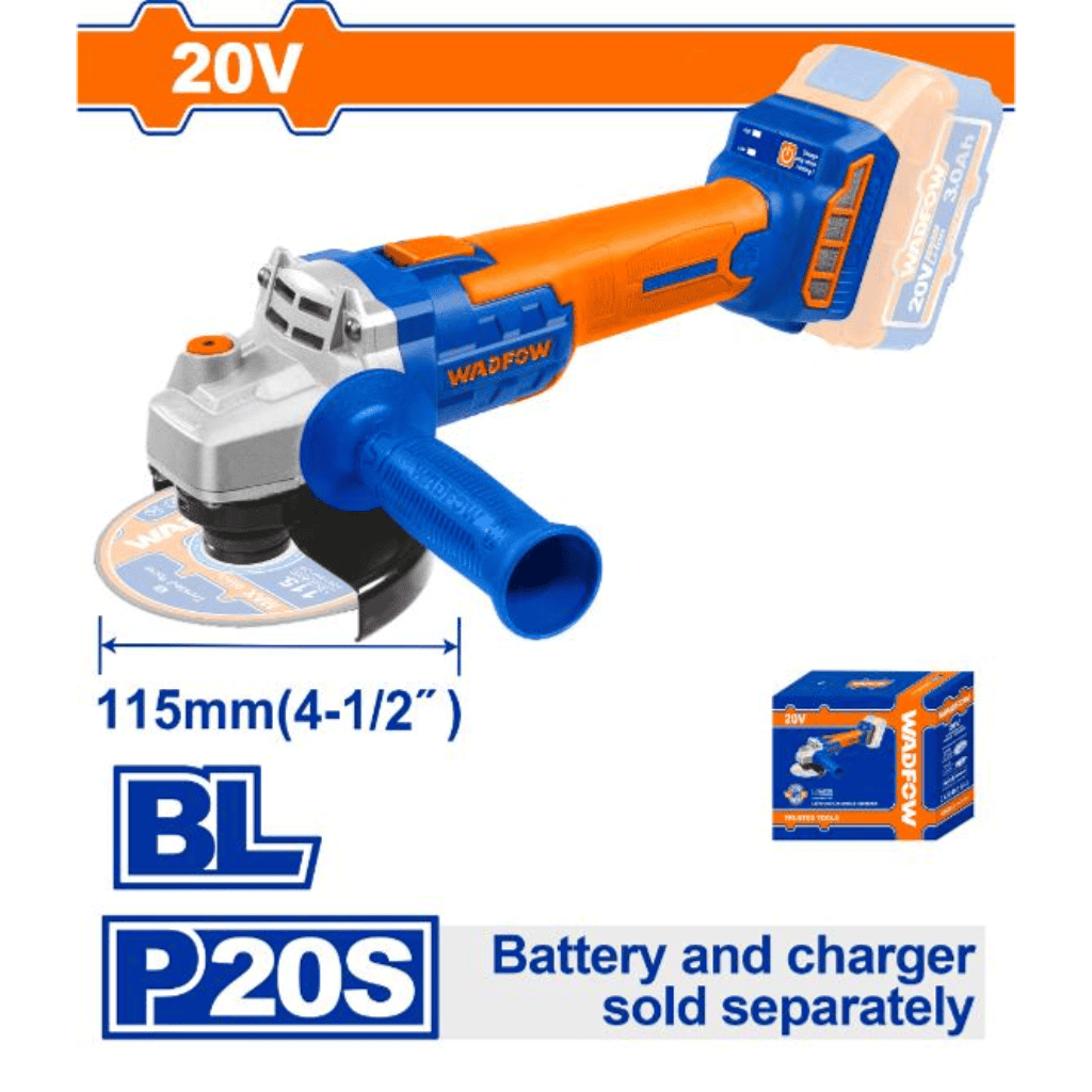 Lithium-ion cordless angle grinder