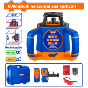 Self-levelling rotary laser level