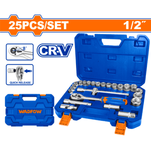 25 Piece 1/2" socket set