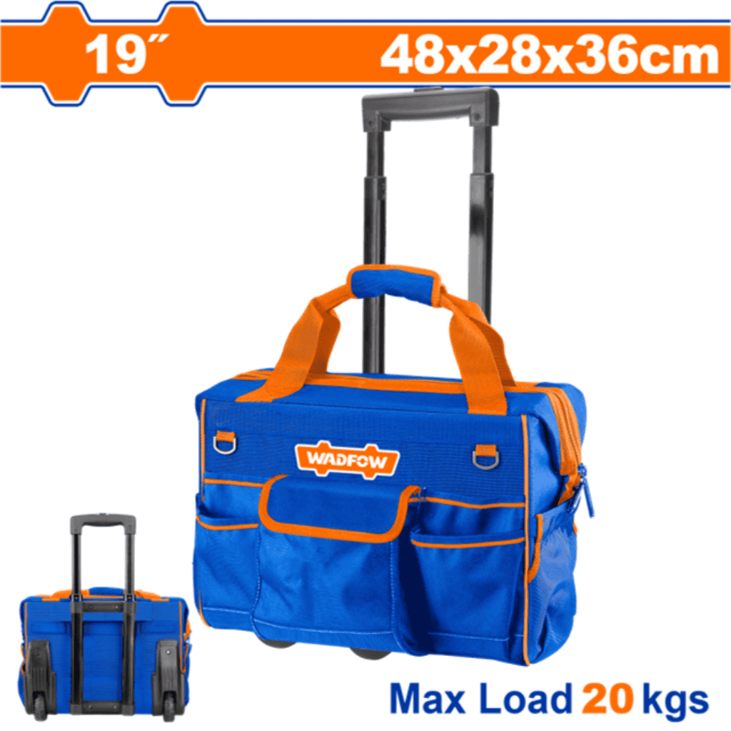 Rolling rigid tool bag