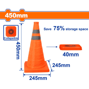 Collapsible safety cone